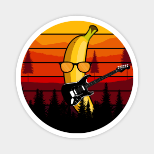 Banana Rock Star Magnet